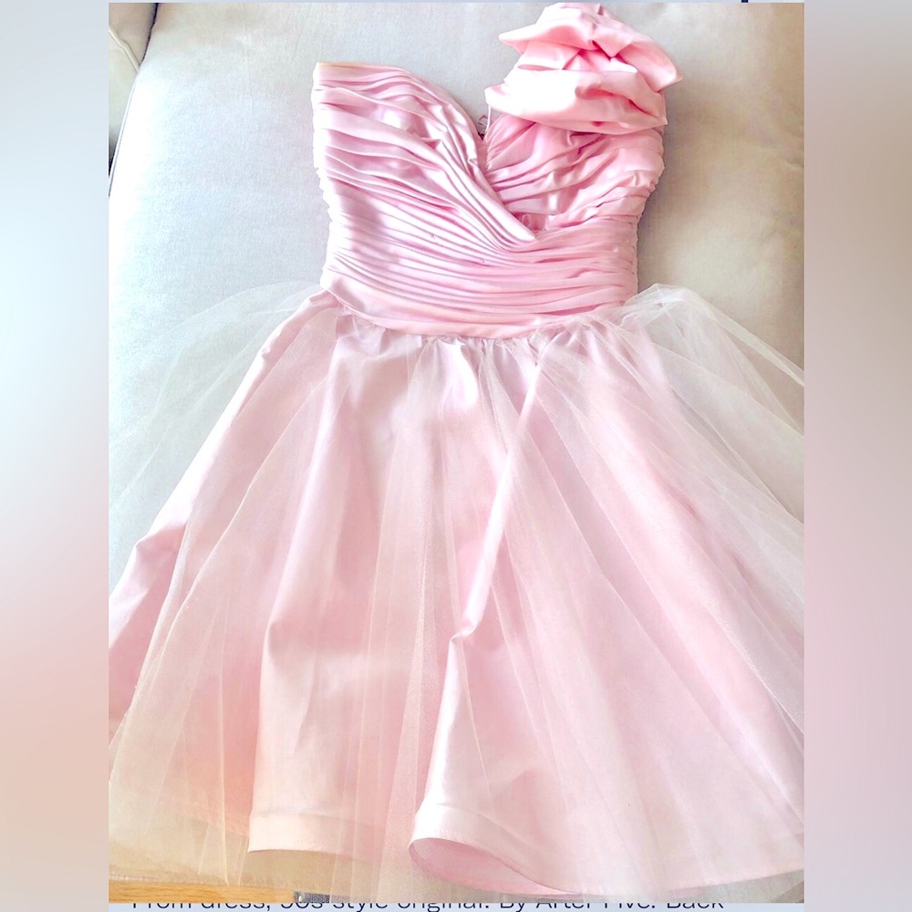 Pink Cocktail Prom Dress Vintage Barbie Style